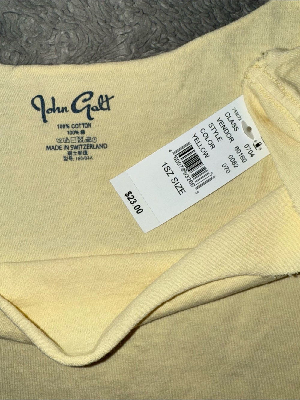 BRANDY MELVILLE ROBYN OFF THE SHOULDER TOP IN YELLOW - Picture 4 of 5